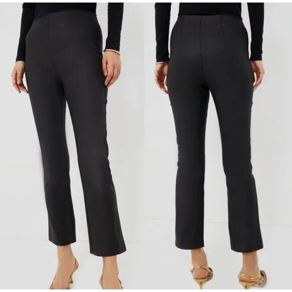 Tuckernuck Womens Black Wax Ashford Elastic Waist Pull On Pants Size Small NWT - Picture 1 of 7